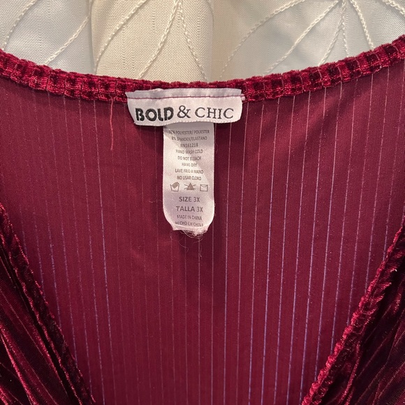 Bold & Chic sleeveless jumpsuit with pockets, size 3X - Picture 7 of 12